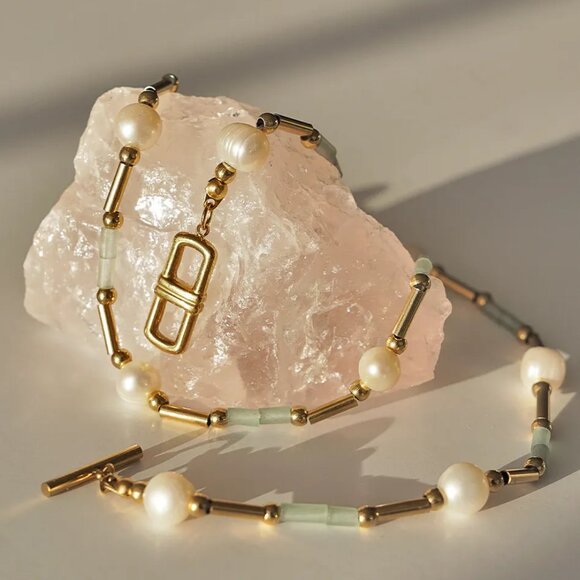 Gold Kallie Necklace/NWT - Picture 1 of 8